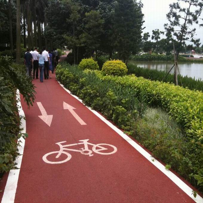 彩色綠道，健身步道，人行步道，景觀綠道，彩色防滑路面