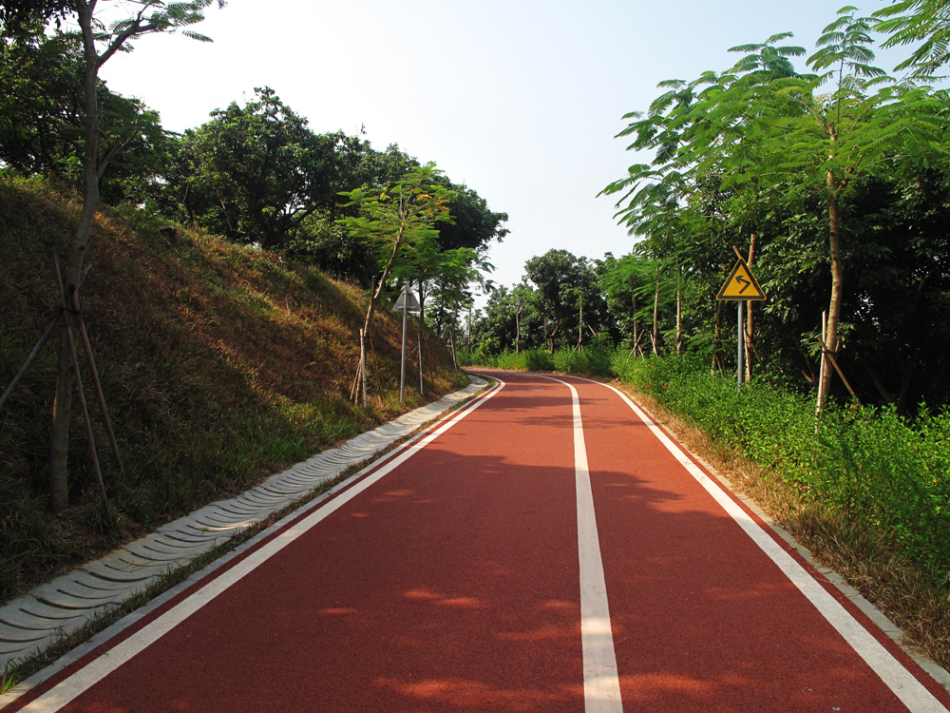 綠道材料，綠道施工，綠道路面，綠道